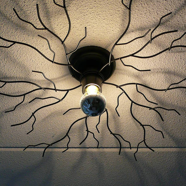 I-Lumen Plafondlamp Bichero Ø 60 cm zwart