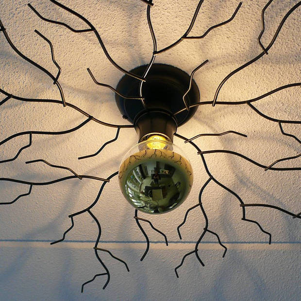Ylumen Plafondlamp Bichero Ø 80 cm zwart
