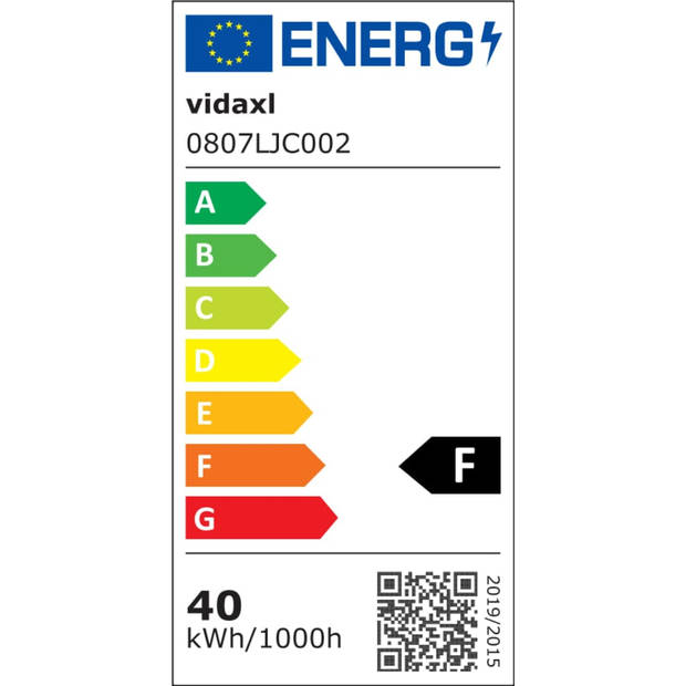 vidaXL Plafondlamp met 3 LED-lampen G9 120 W