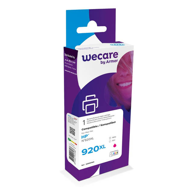 weCare Cartridge compatible met HP 920 XL Rood