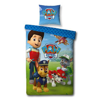 Disney Paw Patrol dekbedovertrek - Microvezel - 1-persoons (140x200 cm + 1 sloop) - Multi