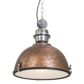 Steinhauer Hanglamp industrieel 7586b oud bruin