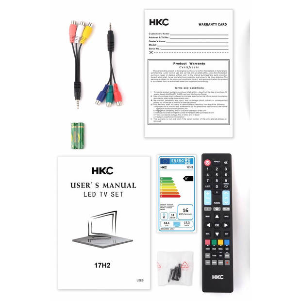 HKC 17H2 17 inch HD-ready LED tv