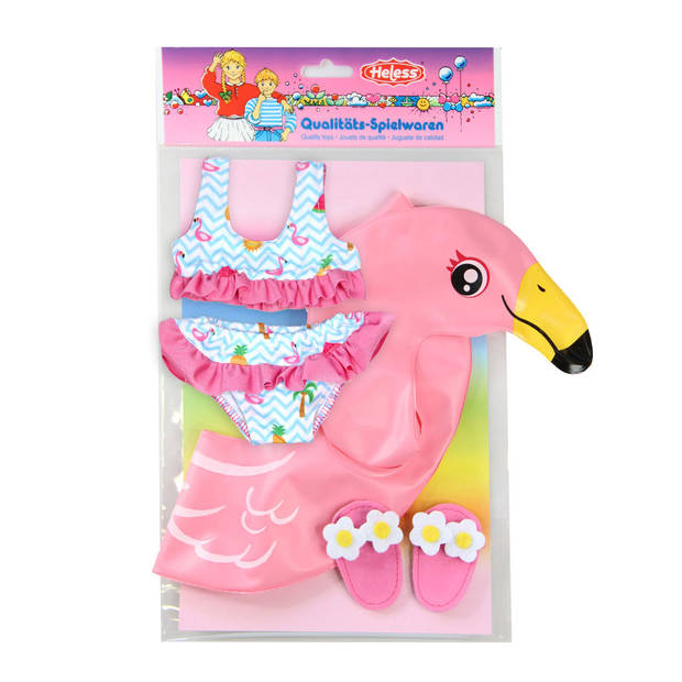 Heless Flamingo zwemset poppen roze 35-45 cm