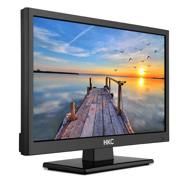 HKC 17H2C HD LED-tv/DVD speler van 44 cm (17 inch) met Triple Tuner, HDMI, CI+, Mediaplayer per USB 2.0, 12V autolader