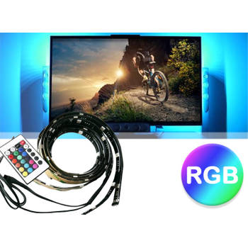 Deluxa - TV RGB - USB LED Strip set met afstandsbediening