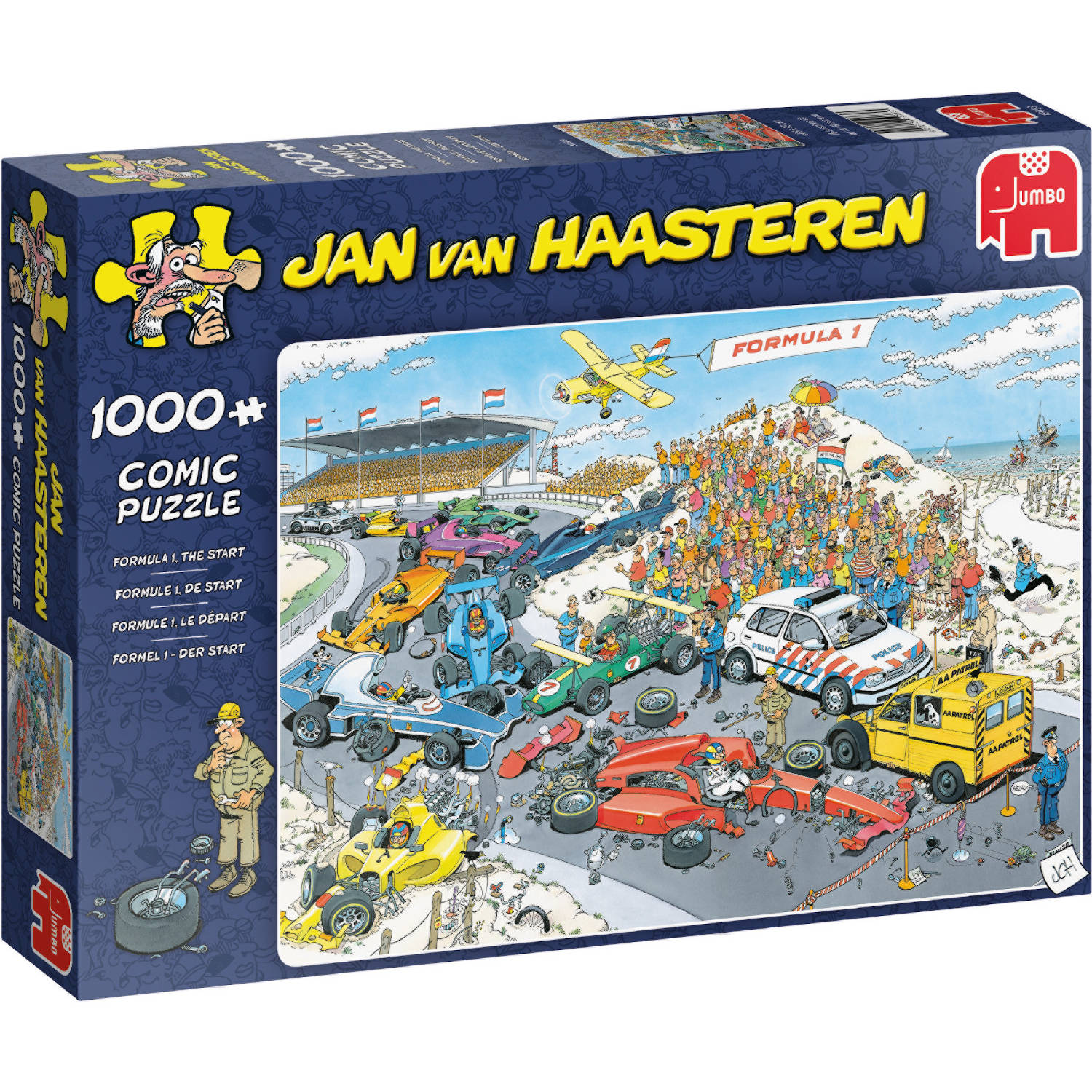 Jan van Haasteren Formule 1, de start puzzel