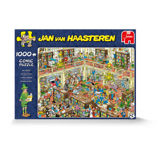 Jan van Haasteren puzzel de bibliotheek - 1000 stukjes