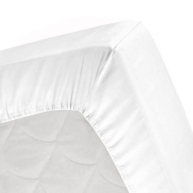 Damai Multiform Double Jersey Hoeslaken White-80/90 x 210/220 cm