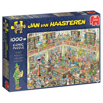 Jan van Haasteren puzzel de bibliotheek - 1000 stukjes
