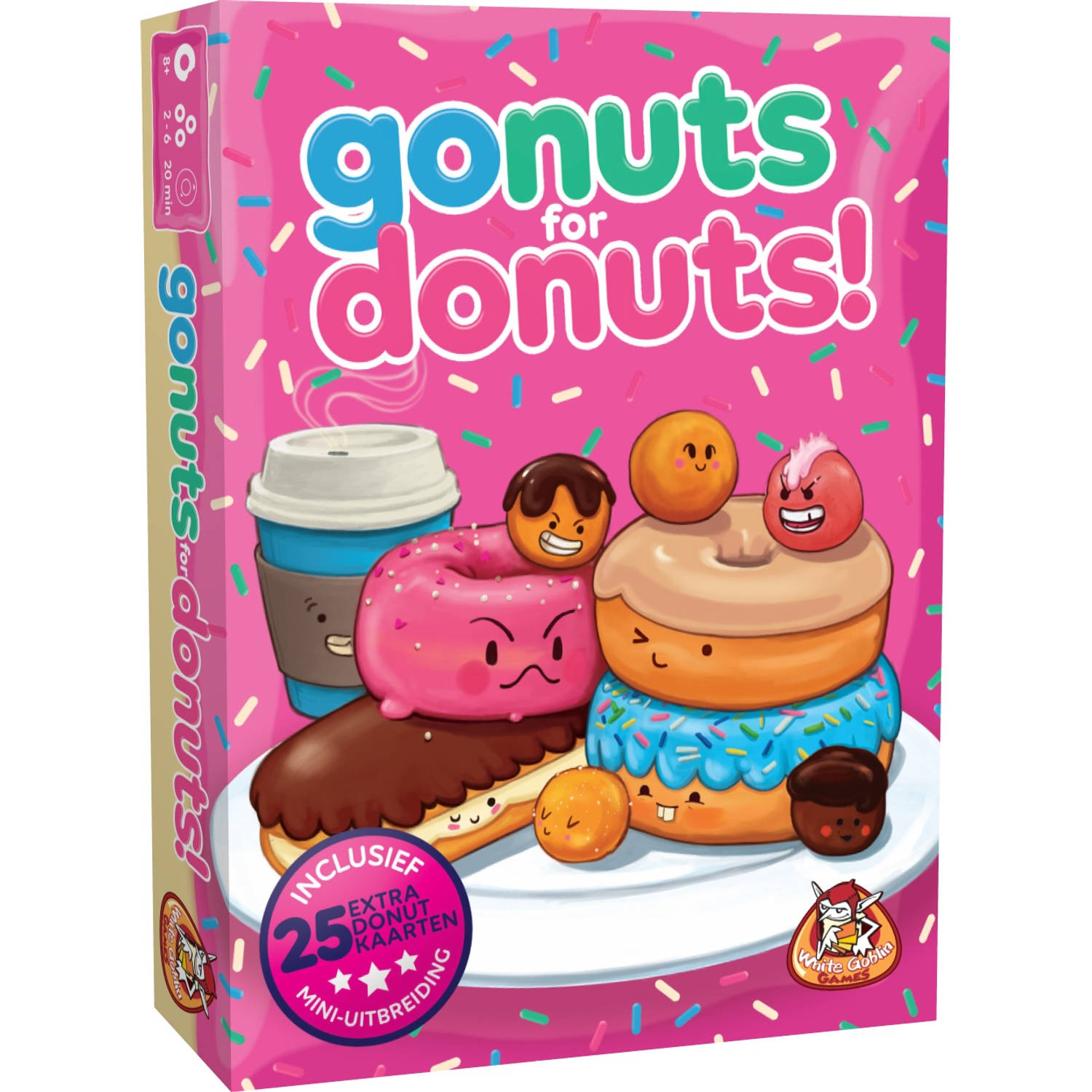 White Goblin Games kaartspel Go Nuts for Donuts