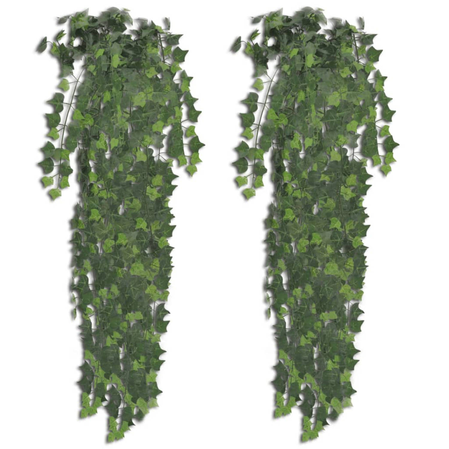 Kunstmatige groene klimop 90 cm (2 st)