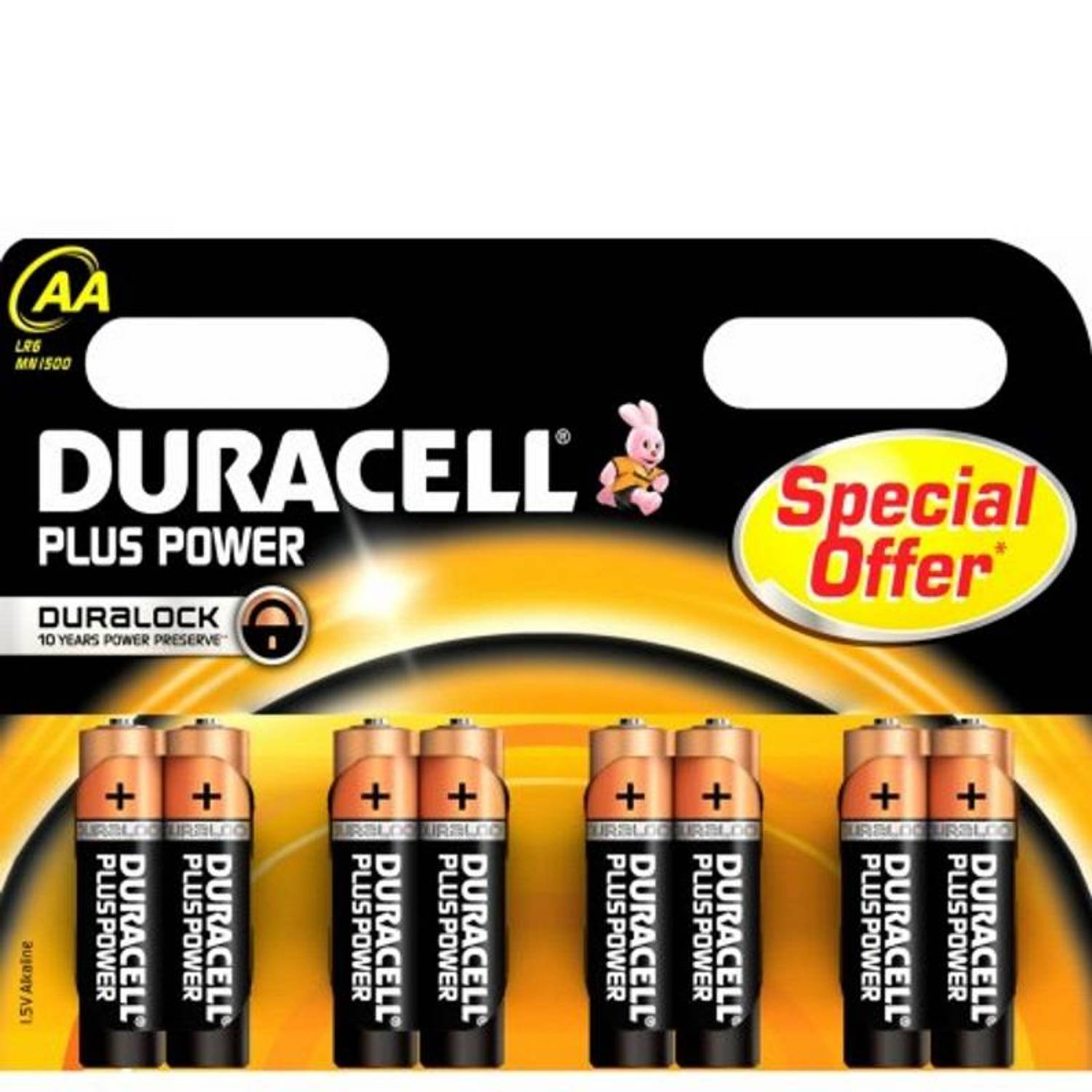 Duracell Duralock Batterijen - 8 Pack AA