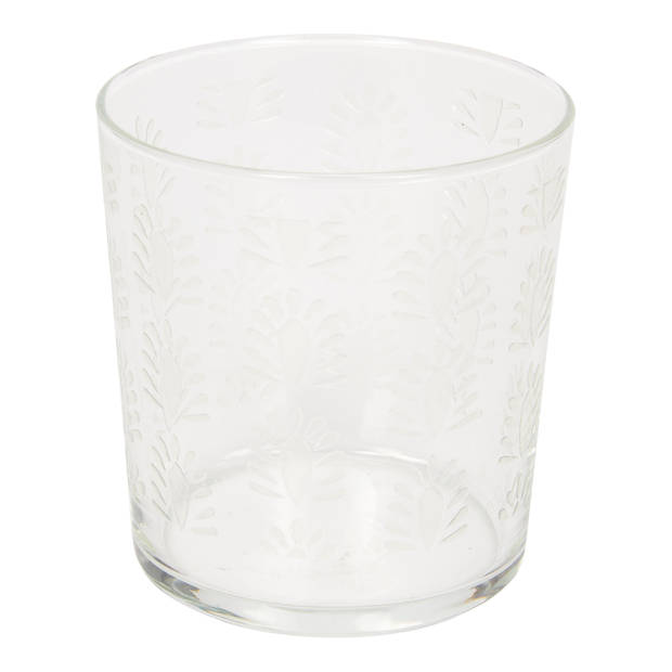 Blokker Drinkglas Blad Grijs 38 Cl