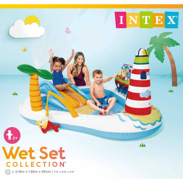 Intex speelzwembad zeeparadijs 57162NP 218 x 188 x 99 cm PVC