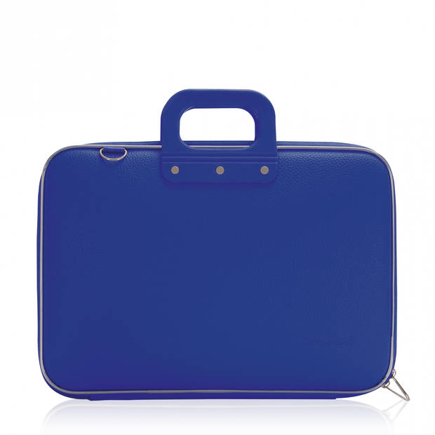Bombata laptoptas Classic 43 x 33 cm kunstleer blauw