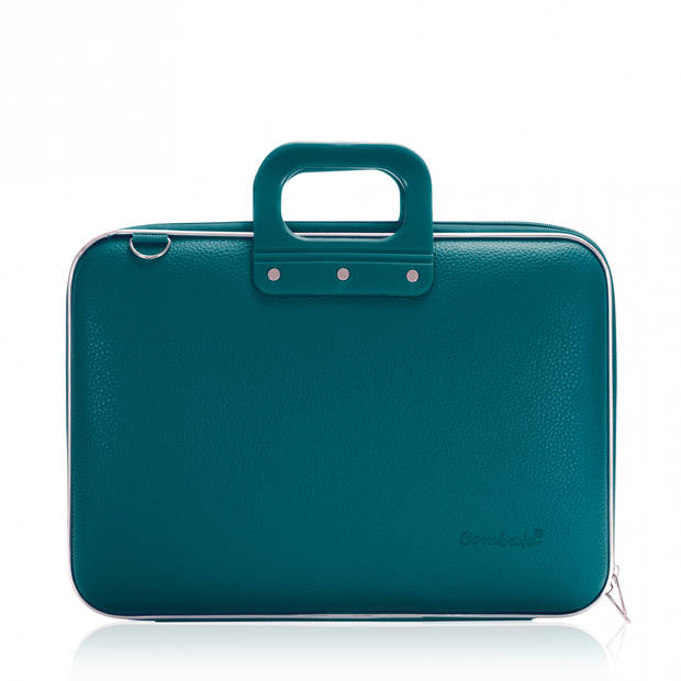 Bombata laptoptas Classic 43 x 33 cm kunstleer turquoise
