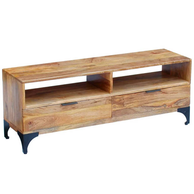 vidaXL Tv-meubel 120x35x45 cm mangohout