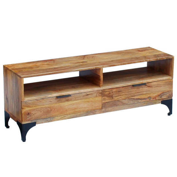 vidaXL Tv-meubel 120x35x45 cm mangohout