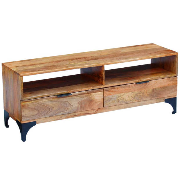 vidaXL Tv-meubel 120x35x45 cm mangohout