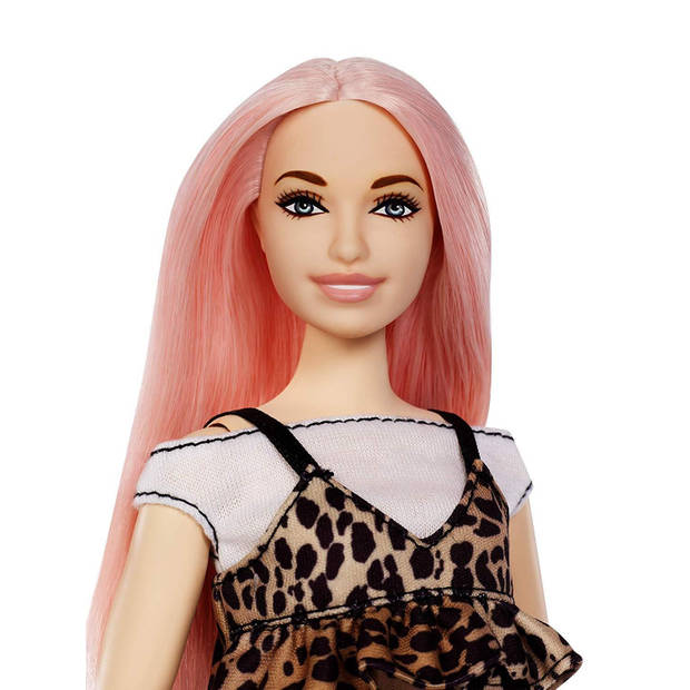 Barbie Fashionistas: panterprint jurk 29 cm