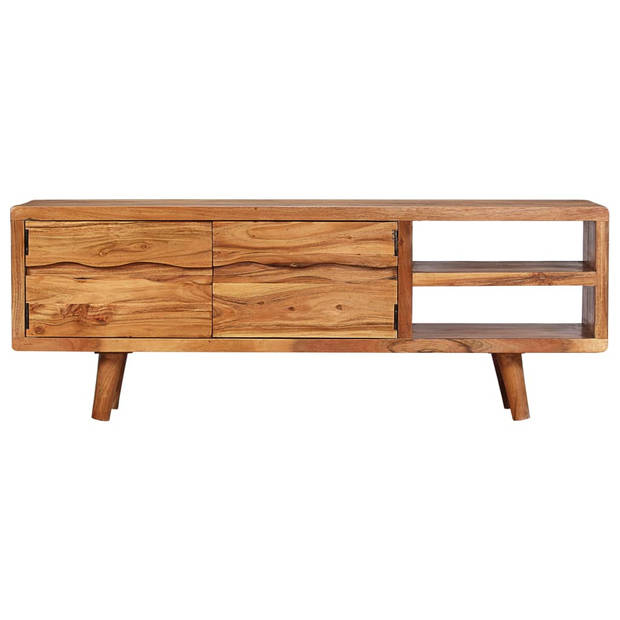 The Living Store Dressoir - Acaciahout - 117x30x40 cm - Handgemaakt - Rustieke uitstraling