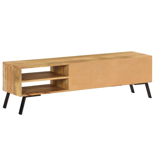 vidaXL Tv-meubel 140x30x40 cm massief mangohout