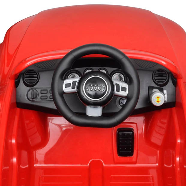 The Living Store Audi TT RS Kinderauto - Rood - 110.2 × 59 × 47.5 cm - 2.5 km/u
