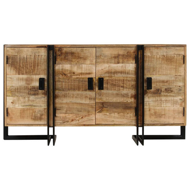 The Living Store Dressoir - Mangohout - Industriële stijl - 150 x 40 x 80 cm - Met opbergruimte