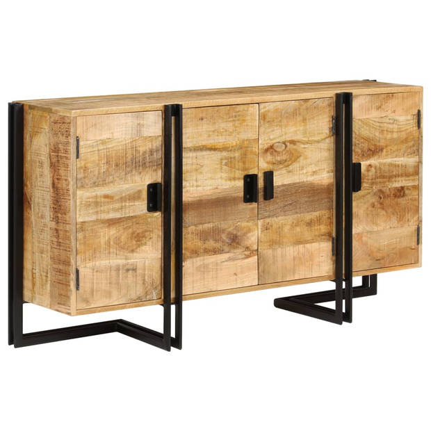 The Living Store Dressoir - Mangohout - Industriële stijl - 150 x 40 x 80 cm - Met opbergruimte