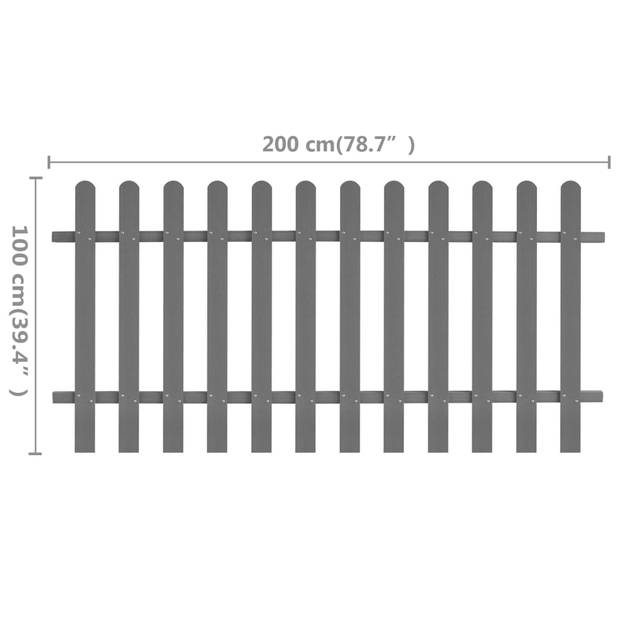 vidaXL Hek 200x100 cm HKC