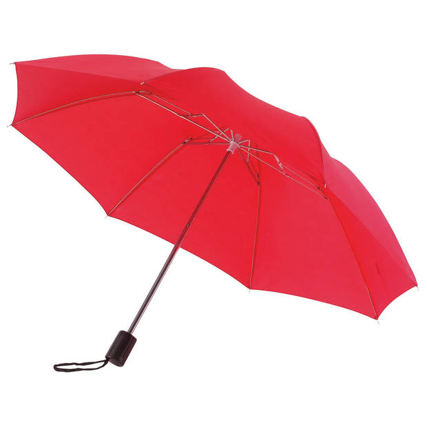 Rode paraplu uitklapbaar met hoes 85 cm - Paraplu's