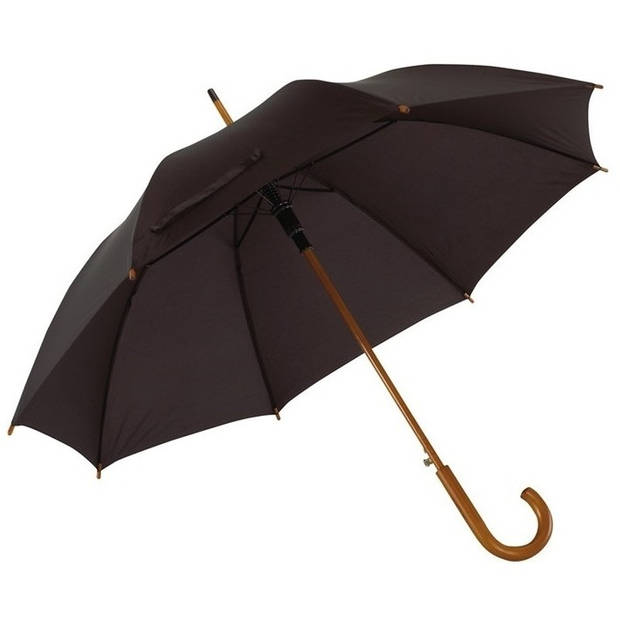 Grote paraplu zwart 103 cm - Paraplu's