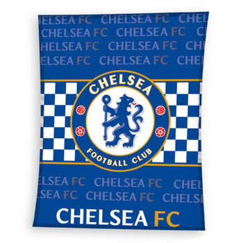 Chelsea FC Fleece Plaid - 100% polyester - 110x140 cm - Blue