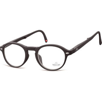 Montana opvouwbare leesbril matzwart sterkte +3,50 (BOX66)