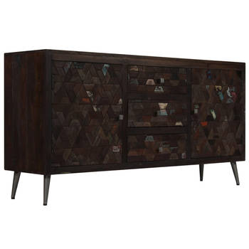The Living Store Dressoir - Massief gerecycled hout - 160 x 40 x 80 cm
