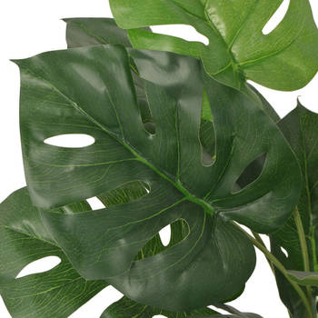 The Living Store Monstera Kunstplant - 70cm - Realistisch design - Duurzaam materiaal