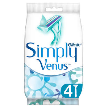 Gillette scheermesjes Simply Venus2 - 4 wegwerpmesjes