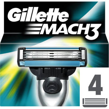 Gillette Mach 3 scheermesjes (4 st.)