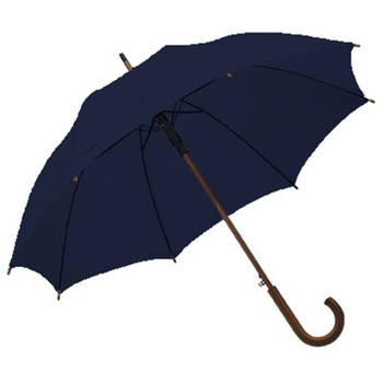 Basic paraplu navy/donkerblauw 103 cm - Paraplu's