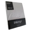 iSleep Topper hoeslaken Perkal Katoen - Zilver - 180x220