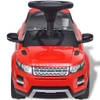 The Living Store Loopauto Land Rover - Rood - 69.7 x 36 x 39.5 cm - Kinderauto met Muziek - Officieel gelicenseerd