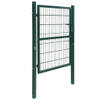 The Living Store Dubbelstaafmat Poort - Groen - 106 x 170 cm - Staal met Gepoedercoate Afwerking