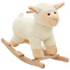 vidaXL Hobbeldier schaap 78x34x58 cm pluche wit