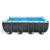 Intex opzetzwembad met accessoires Ultra XTR frame 549 x 274 x 132 cm antraciet