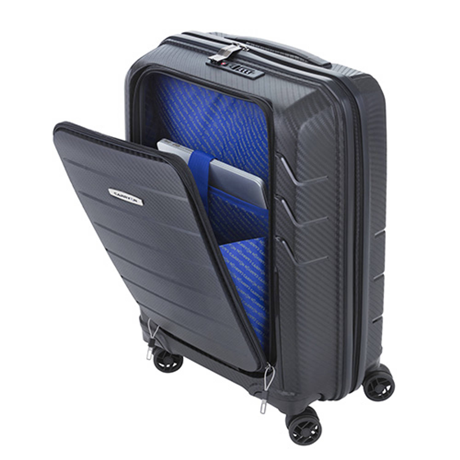 te veel hoe vaak Impasse CarryOn Mobile Worker - Handbagage koffer 55cm TSA - Zakelijke trolley met  laptopvak - Zwart | Blokker