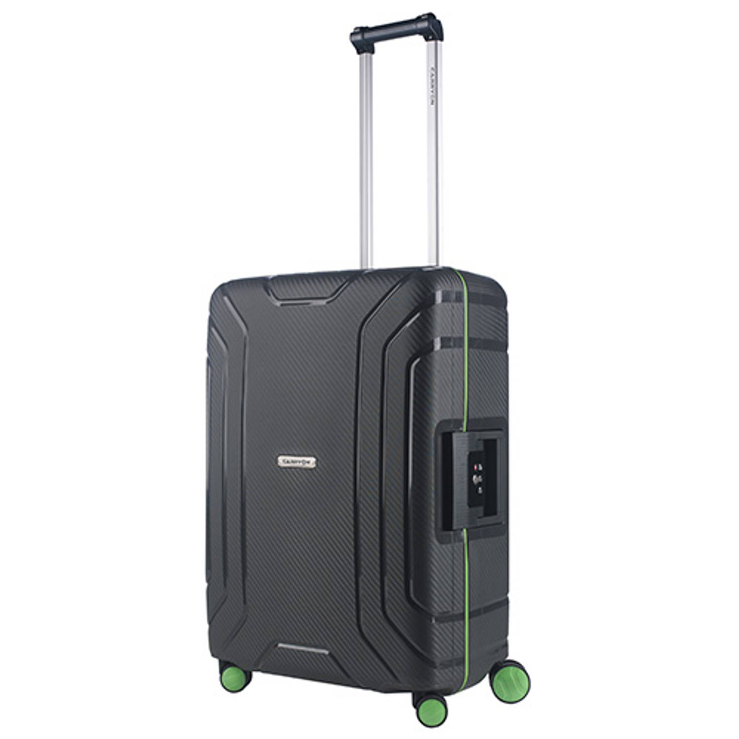 CarryOn Steward TSA koffer - trolley 65cm - vaste sloten - Donker Grijs