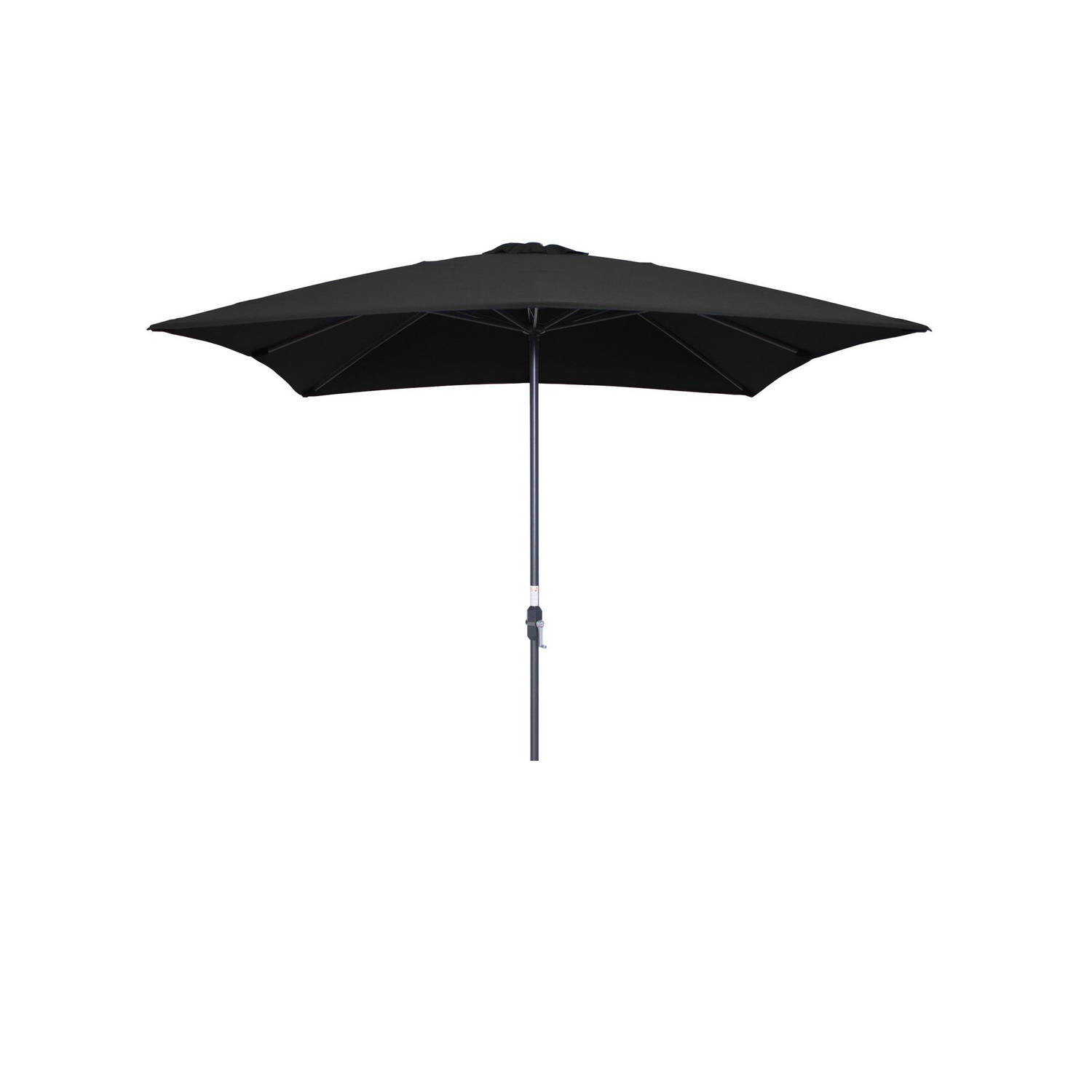 Garden Impressions Lotus parasol 250x250 - carbon black/ zwart