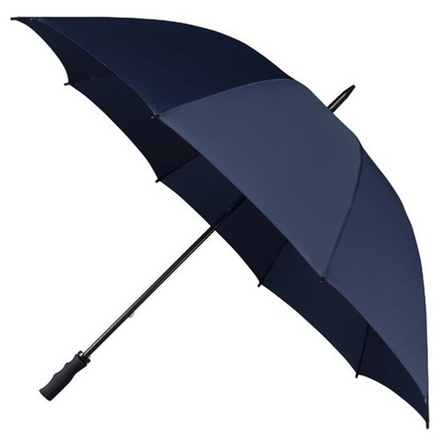 Stormparaplu navy/marine blauw 130 cm - Paraplu's