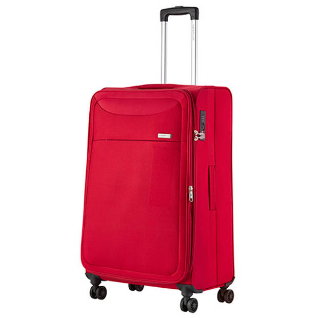 CarryOn Air Kofferset TSA OKOBAN registratie en dubbele wielen Anti-diefstal rits Rood